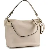 Abro Ebony Olkalaukku Nahka 38 cm Beige