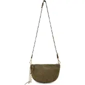 Fredsbruder Velvet Wild Crossbody-laukku Nahka 28 cm Ruskea