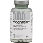 Raw Organic Natura Media Magnesium biglysinaatti, 120 kaps.