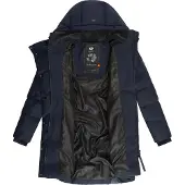 Ragwear Pitkä talvitakki 'Pavla' laivastonsininen
