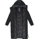 Ragwear Pitkä talvitakki 'Pavla' musta