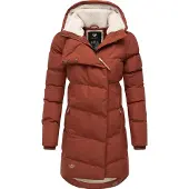 Ragwear Pitkä talvitakki 'Pavla' ruskea