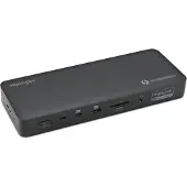 Kensington SD5920T EQ Thunderbolt 4 Quad 4K -hybriditelakka DisplayLink-tekniikalla, Thunderbolt 4, 96 W, 10,100,1000,2500 Mbit/s, SD, MicroSD (Tra...