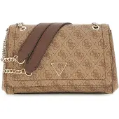 GUESS for woman. HWBG9672210 Noelle Convertible Handbag brown (OSFA), Casual, Polyurethane