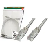 Digitus CAT 5E U-UTP PATCH CORD, CU, PVC AWG 26/7, LENGTH 1.5 M, COLOR GREY (DK-1511-015)