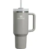 Stanley Quencher H2.O FlowState Tumbler ruostumaton tumbler-pullo ja pilli keskitason Ash 1 kpl