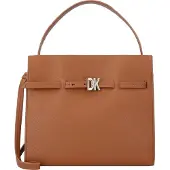 DKNY Milan Olkalaukku Nahka 31 cm Ruskea