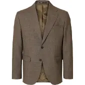 Selected Slhreg-Russel Wool Blz - Brown - 46