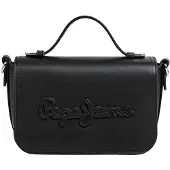 Pepe Jeans for woman. PL0300115 Nina Bass bag black (OSFA), Casual, Polyurethane