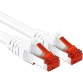 Goobay CAT 6 patch-kaapeli S/FTP (PiMF), valkoinen