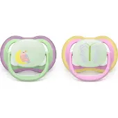 Philips Avent Ultra air yötutti, 6–18 kk, 2 kpl, pinkki/vaaleanvihreä