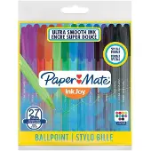 Papermate InkJoy 100ST, Klipsi, Kuulakärkikynä, Uudelleentäytettävä, Musta, Sininen, Vihreä, Lime, Magenta, Oranssi, Purppura, Punainen, Turkoosi, 27 (2077243)