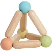 PlanToys Tartuntalelu - Kolmio - Pastelli - - OneSize - Tartuntalelut