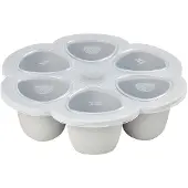 Beaba SILIKONI MULTIPORTIT MULTIPORTIT, XL (6X150 ML), harmaa