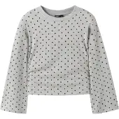 LMTD Nlfdosso Ls Rouched Short Top - Grey - 170-176