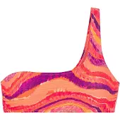 Bruno Banani Bikinitoppi keltainen / tummanvioletti / grenadiini / melooni