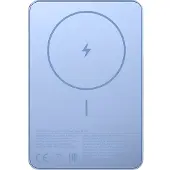 Xiaomi Super Slim Magnetic Power Bank 5000, 5000 mAh, Litiumioni (Li-Ion), Langaton lataaminen, 3,87 V, Sininen