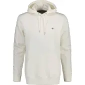 Gant for man. 2007058 Shield hoodie off-white (XL), Casual, Cotton, Sustainable