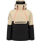 Superdry for man. MS110192A Freestyle Overhead Jacket beige (M), Casual, Outdoor, Recycled Polister