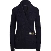 Ralph Lauren Gassed Cotton-Ls Shawl Collar P/O - Navy - XS
