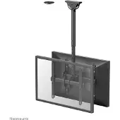 NeoMounts flat screen ceiling mount (32-60") 2 screens black
