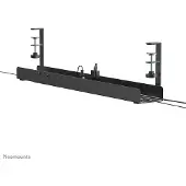 NeoMounts ADS07-120BL CABLE TRAY - CLAMP-ON DESIGN - UNIVERSAL, BLACK