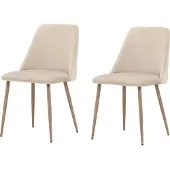Ebuy24 Ruokapöydän tuoli Night, beige
