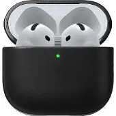 Nomad Modern Leather Case for AirPods 4 Black