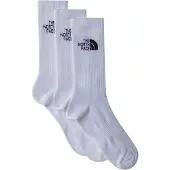 The North Face Multi Sport Cush Crew Sock 3P - White - 38-40