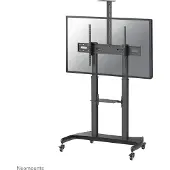 NeoMounts 60-100" floor stand, liikuteltava lattiateline, musta