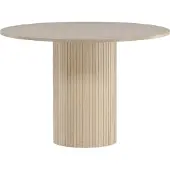 Ebuy24 Design, Bianca ruokapöytä Ø110 White Wash