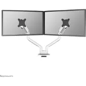 NeoMounts 17-35" x2 NEXT ONE Desk Mount, näyttövarsi pöydälle kahdelle näytölle, valkoinen