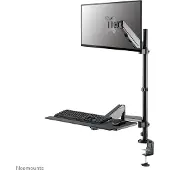 NeoMounts DESK MOUNTED SIT-STAND WORKSTATION (SCREEN, KEYBOARD & MOUSE) 1 SCREEN BLACK (DS90-325BL1)