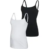 Mamalicious Mlkerrie Strap Jrs Top 2F 2-P Noos - Black - S