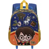 KARACTERMANIA Small 3d Harry Potter Crest 26x34x13 Cm 11.50l Rullalaukku
