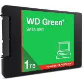 Western Digital WD Green SSD-levy peruskäyttöön, 1000 Gt, 2,5", 7 mm, SATA