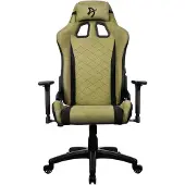 AROZZI Avanti Soft Fabric, kangasverhoiltu pelituoli, sammaleenvihreä/musta