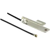 DeLOCK WLAN MHF IV/HSC MXHP32, 3 dBi, 2.4 - 2.5 GHz, 50 Ω, F-tyyppi, Musta, 0,25 m (86183)