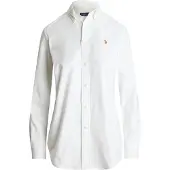 Ralph Lauren for woman. 211941520002 The iconic white Stretch Slim oxford shirt (44), Casual, Cotton, Long sleeve