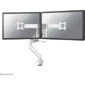 NeoMounts NEXT CORE DESK MOUNT 2 SCREENS (TOPFIX CLAMP/GROMMET) 2 SCREENS WHITE (DS75-450WH2)