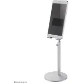 NeoMounts Phone stand, korkeussäädettävä puhelinteline, hopea