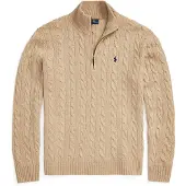 Ralph Lauren for man. 710876766006 Beige knitted pullover with zip fastening (S), Casual, Wool, Classic