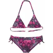 Buffalo Bikini antrasiitti / vaaleanpunainen / musta
