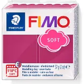 Staedtler Muovailuvaha - - FIMO SOFT - Jäähdytetty vadelma - 57g - Taipuisaa ja helppo muovata