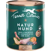Terra canis 12x800g Naturhund kanaa & kania bataatin & päärynän kera
