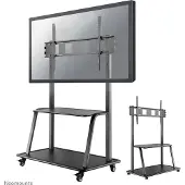 NeoMounts 60-105" floor stand, liikuteltava lattiateline, musta