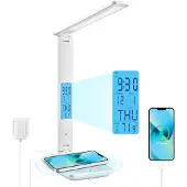 Hobby Hall Himmennettävä LED-pöytävalaisin kellolla, silmäystävällinen yölamppu