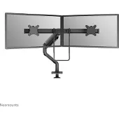 NeoMounts NEXT ONE DESK MOUNT, DOUBLE DISPLAY CROSSBAR (TOPFIX CLAMP/GROMMET) 2 SCREENS BLACK (DS75S-950BL2)