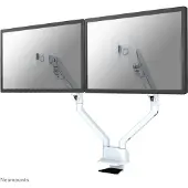 NeoMounts FLAT SCREEN DESK MOUNT (CLAMP/GROMMET) 2 SCREENS WHITE (FPMA-D750DWHITE)
