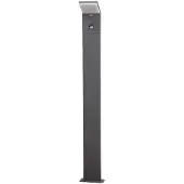 LUCANDE LED-valaisin Nevio, anturi, 100cm, antrasiitti, antrasiittipunainen NEVIO, Musta, Alumiini, Moderni